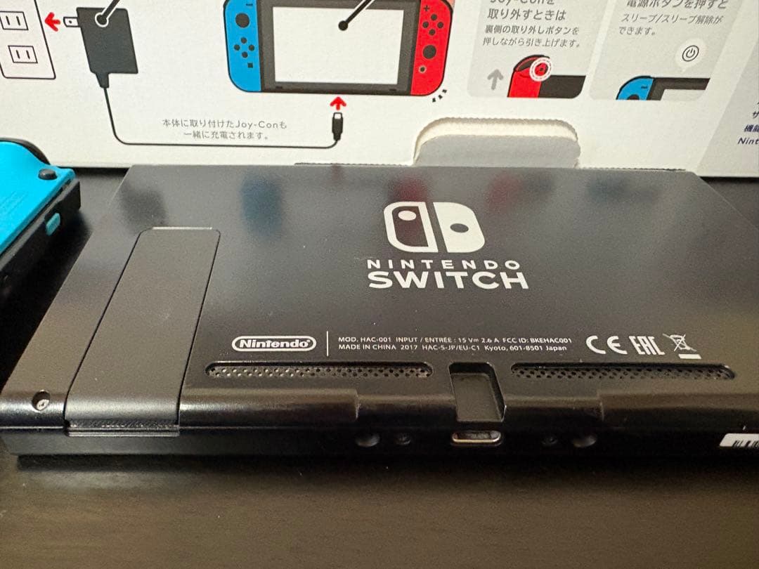 スイッチ本体、ケース付き