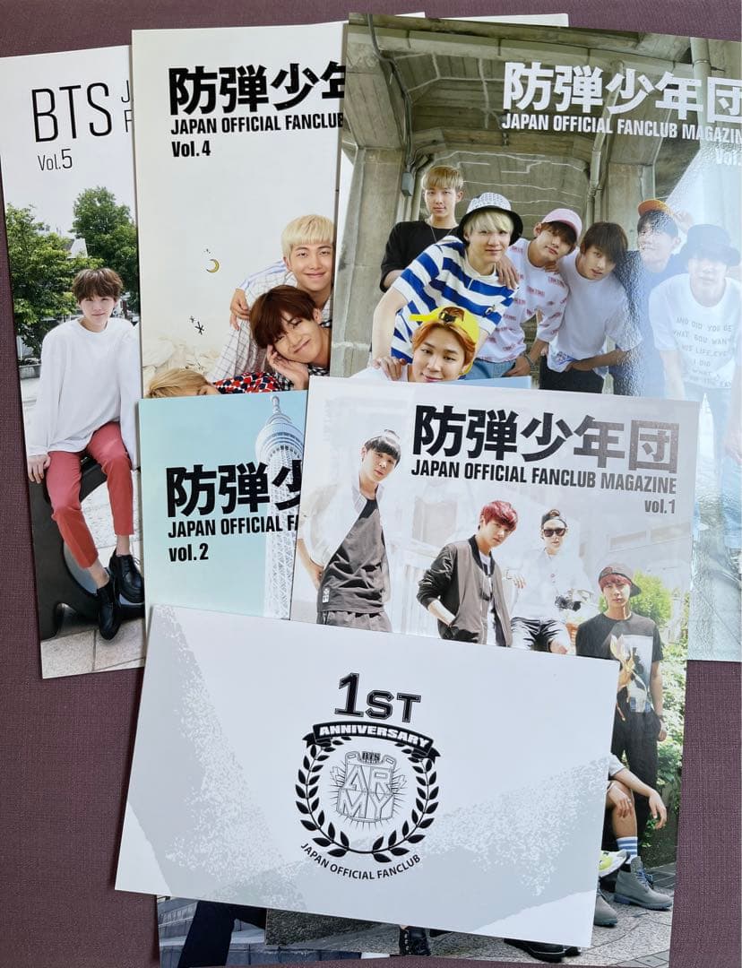 BTS 会報 vol1～vol5 カード