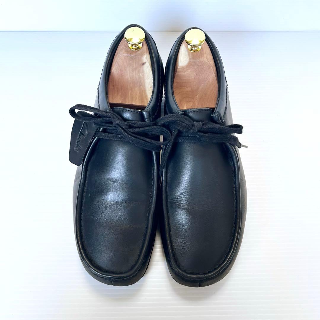 極美品✨ clarks クラークス ワラビー レザー 26cm ブラック