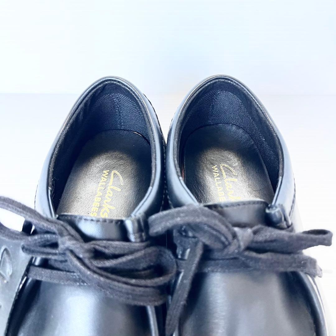 極美品✨ clarks クラークス ワラビー レザー 26cm ブラック