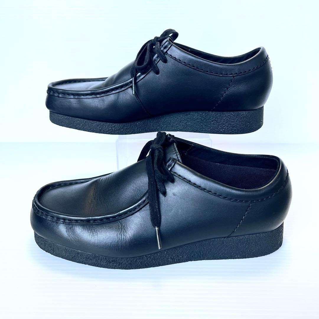 極美品✨ clarks クラークス ワラビー レザー 26cm ブラック