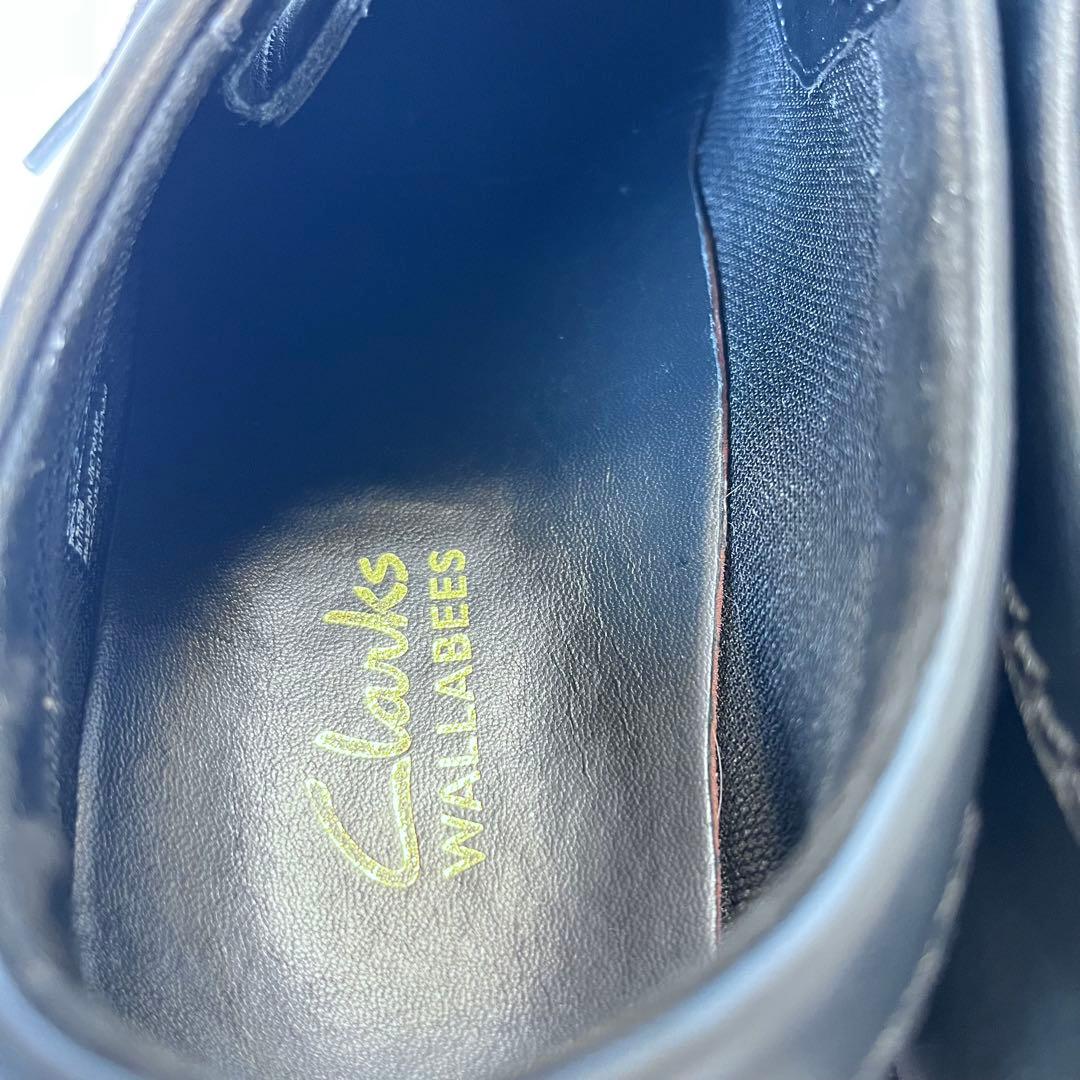 極美品✨ clarks クラークス ワラビー レザー 26cm ブラック