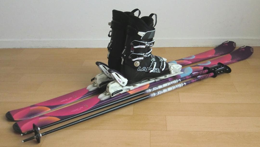 ■■1月限定■送料無料■HEAD■女性用スキーフルセット■板149靴24.5■■