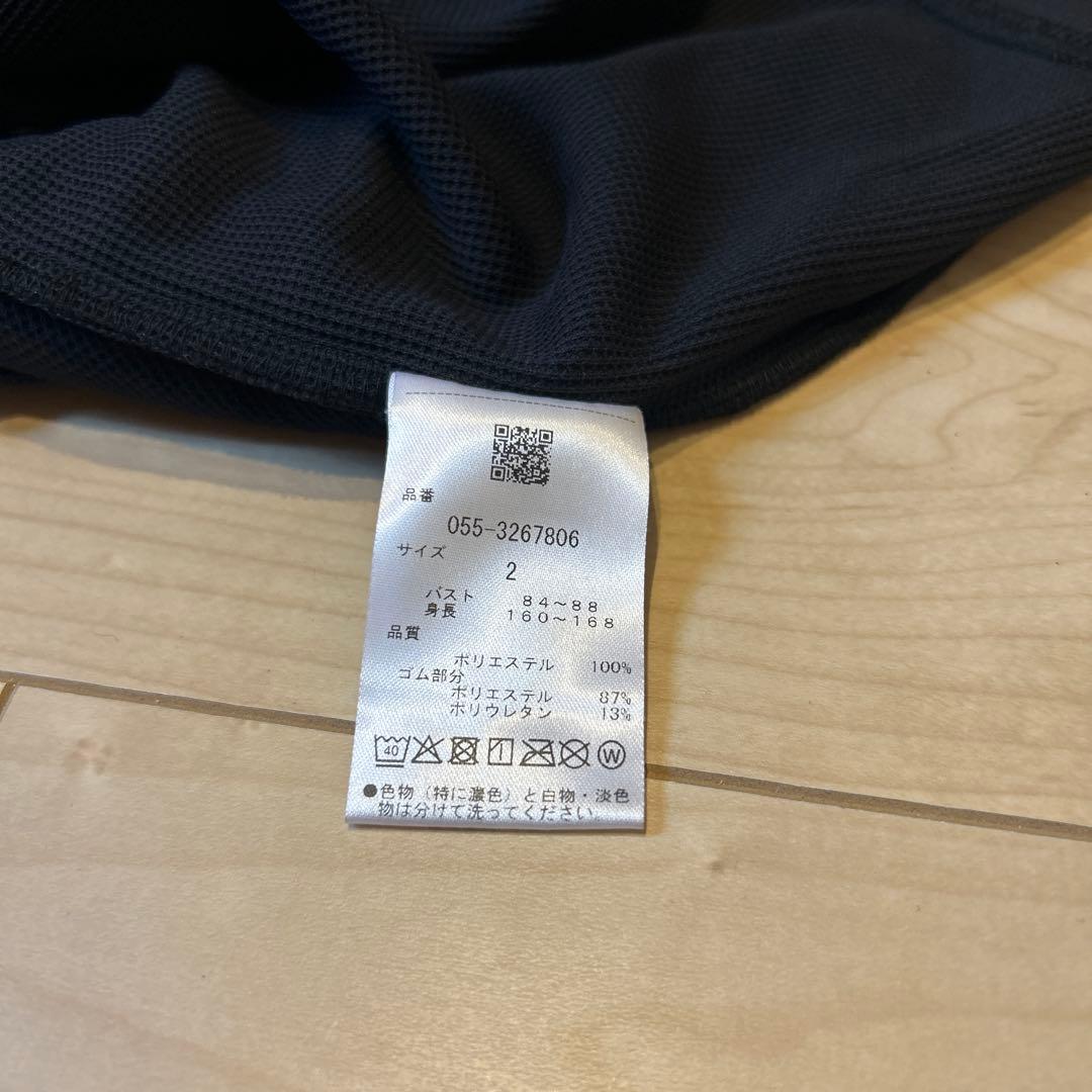 【24時間限定】パーリーゲイツモックネック（ブラック×ピンク）