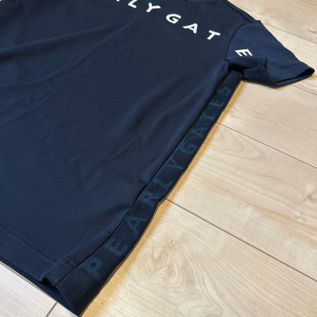 【24時間限定】パーリーゲイツモックネック（ブラック×ピンク）