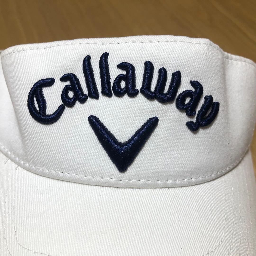 新品　未使用　キャロウェイ サンバイザー ホワイト ベア Callaway