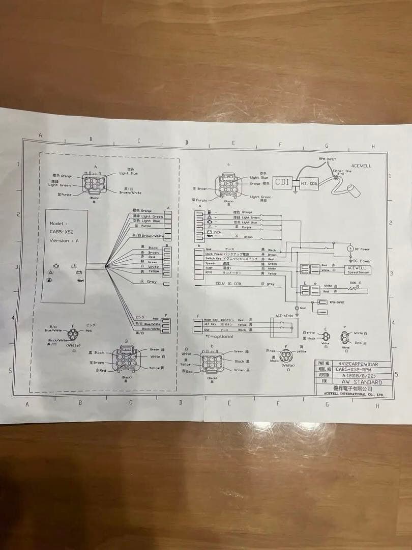 Acewell タコメーター