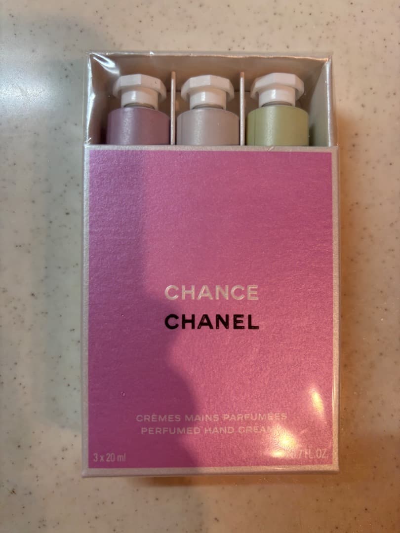 新品未使用　シャネル　特別販売　チャンス　 ハンドクリーム　 3本セット