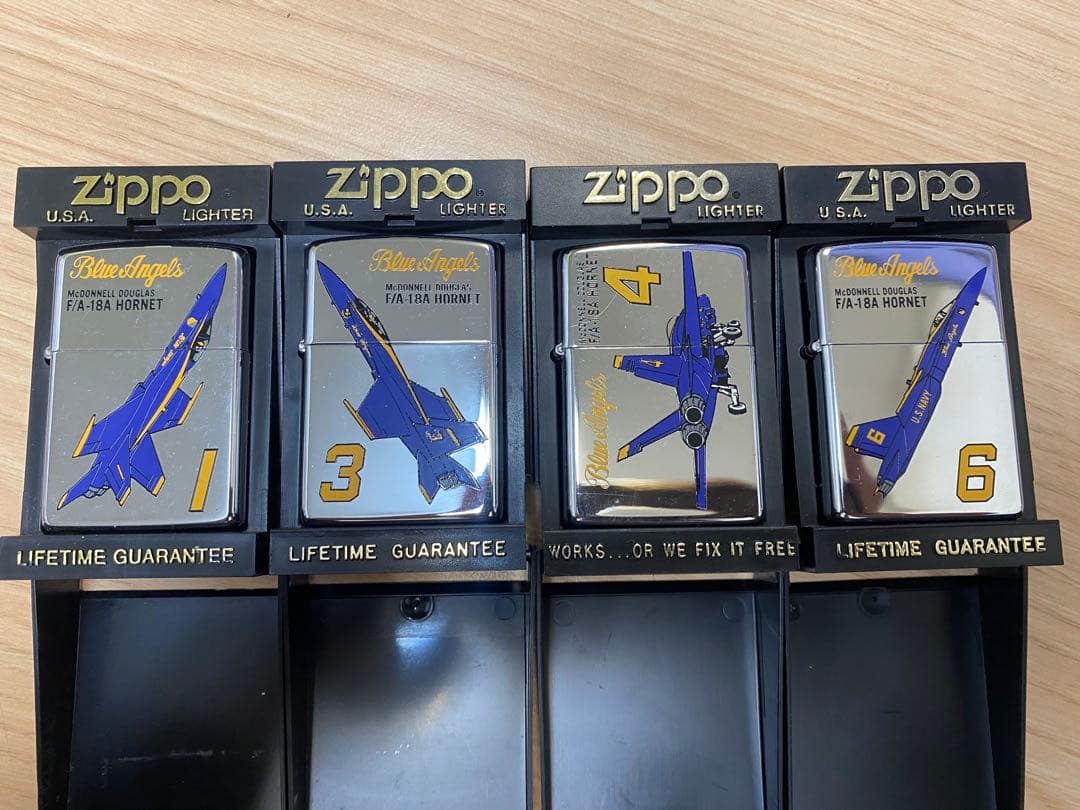 ZIPPO BLUE ANGELS/F/A-18A HORNET 4点セット