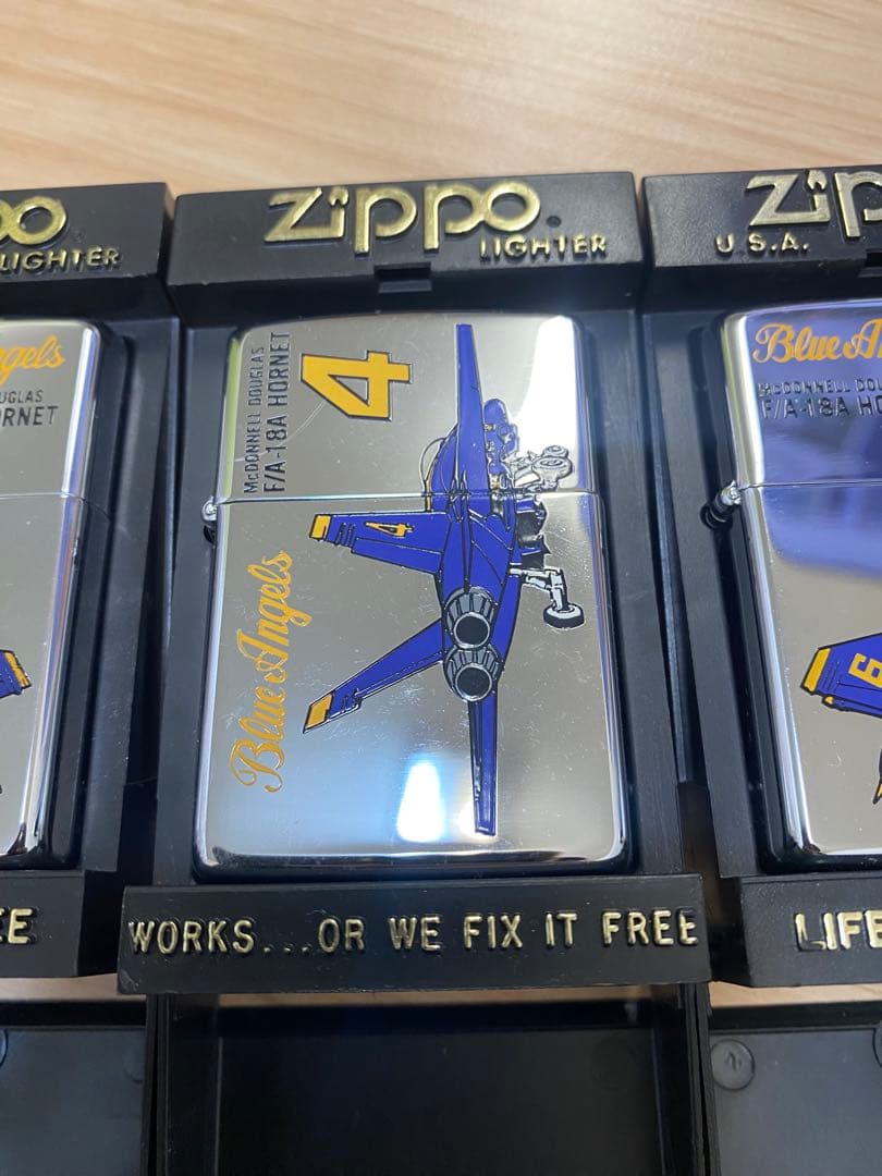 ZIPPO BLUE ANGELS/F/A-18A HORNET 4点セット