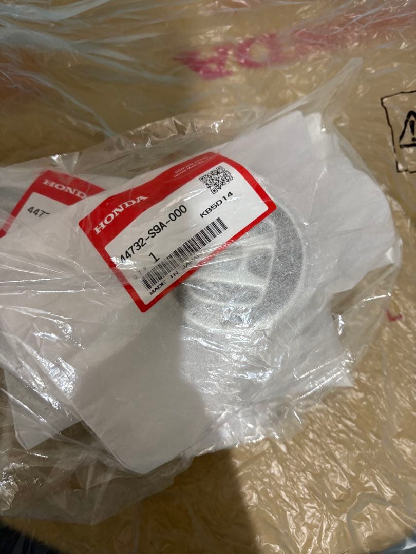 新品 ホンダ 16インチ スチールホイール 4本 鉄チン キャップ&バルブ付き