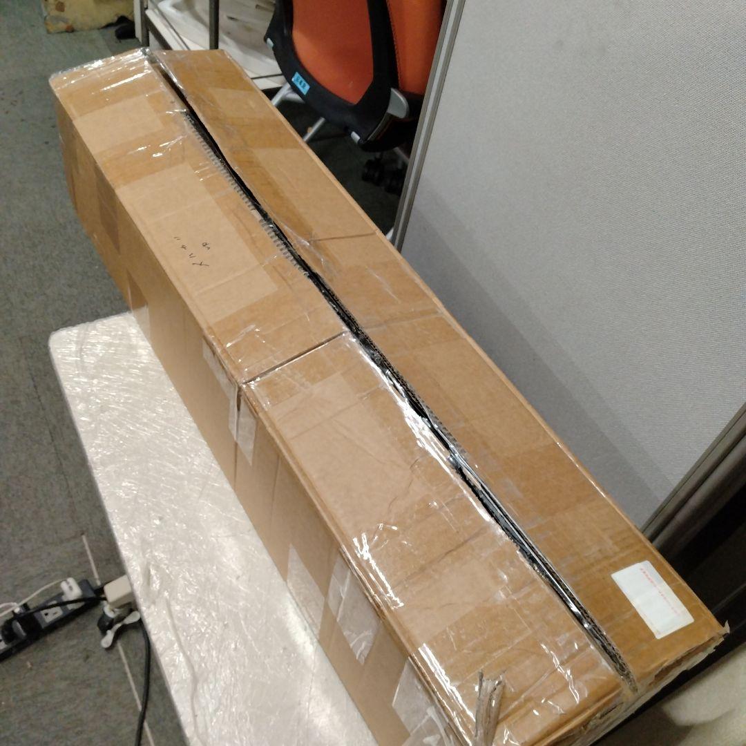 H 突っ張り ラック 壁面収納 ウォールラック　木目調 幅60 ブラウン YK