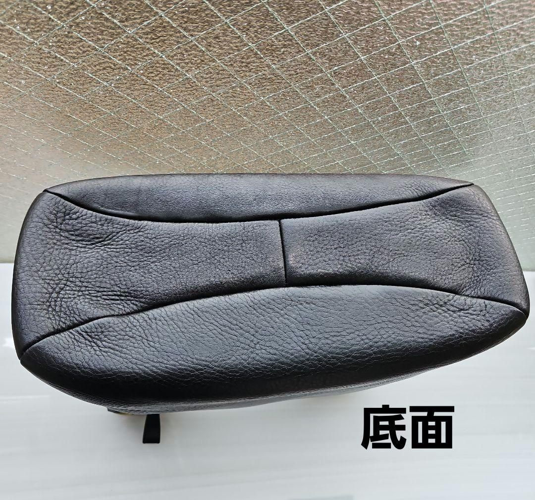 美品⭐HIROFU ヒロフ Hロゴ 型押しレザー ショルダーバック ブラック