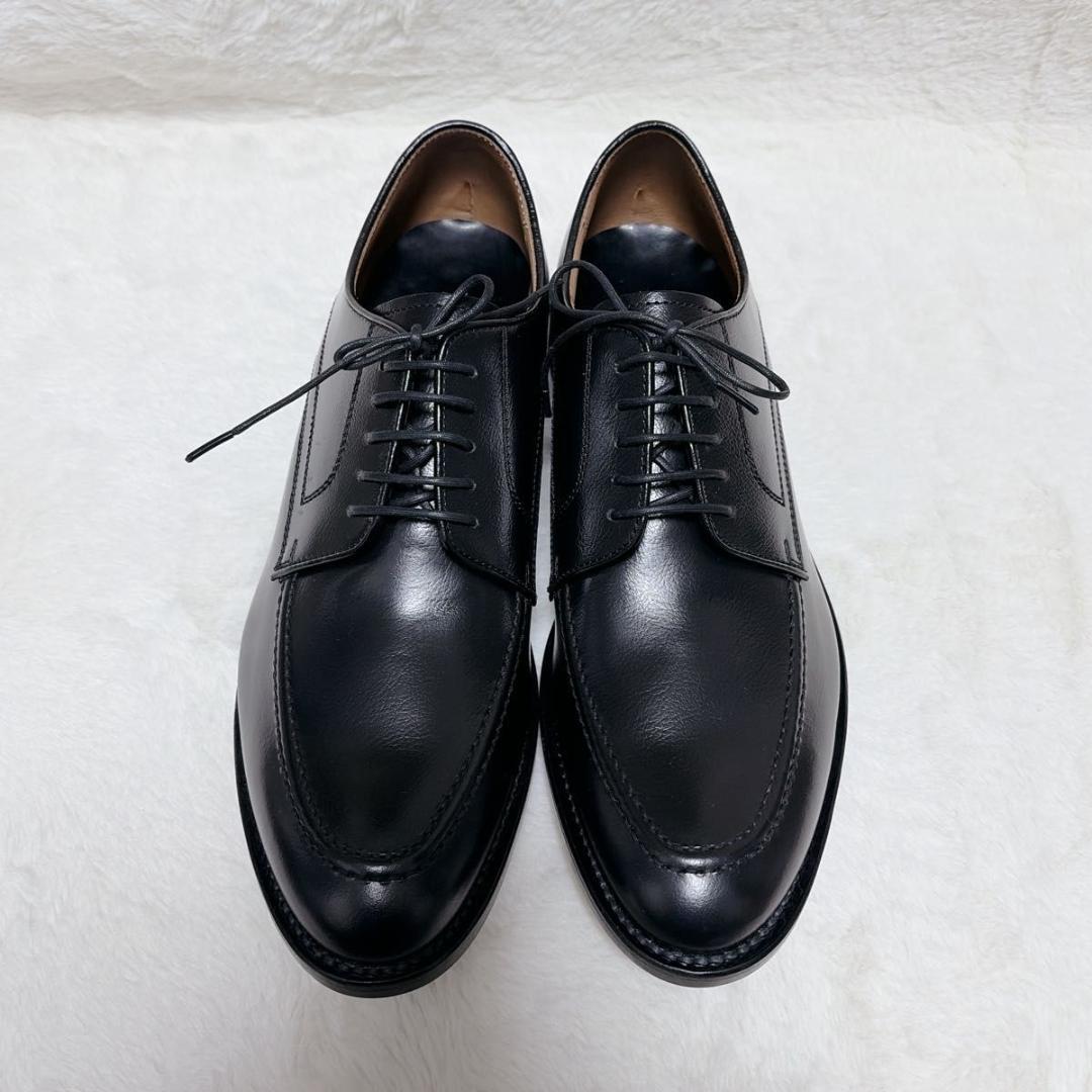 未使用級 REGAL ビジネスシューズ Uチップ メンズ EEE 26.5 黒