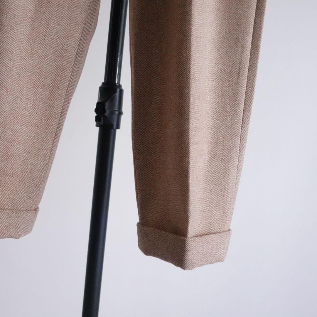 1990s Dries Van Noten ウールヘリンボーントラウザーズ