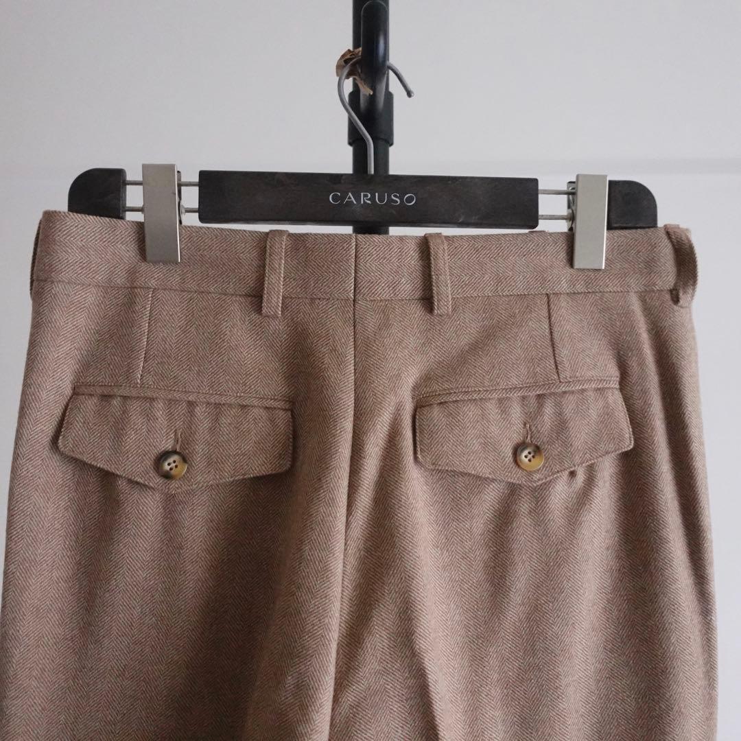 1990s Dries Van Noten ウールヘリンボーントラウザーズ