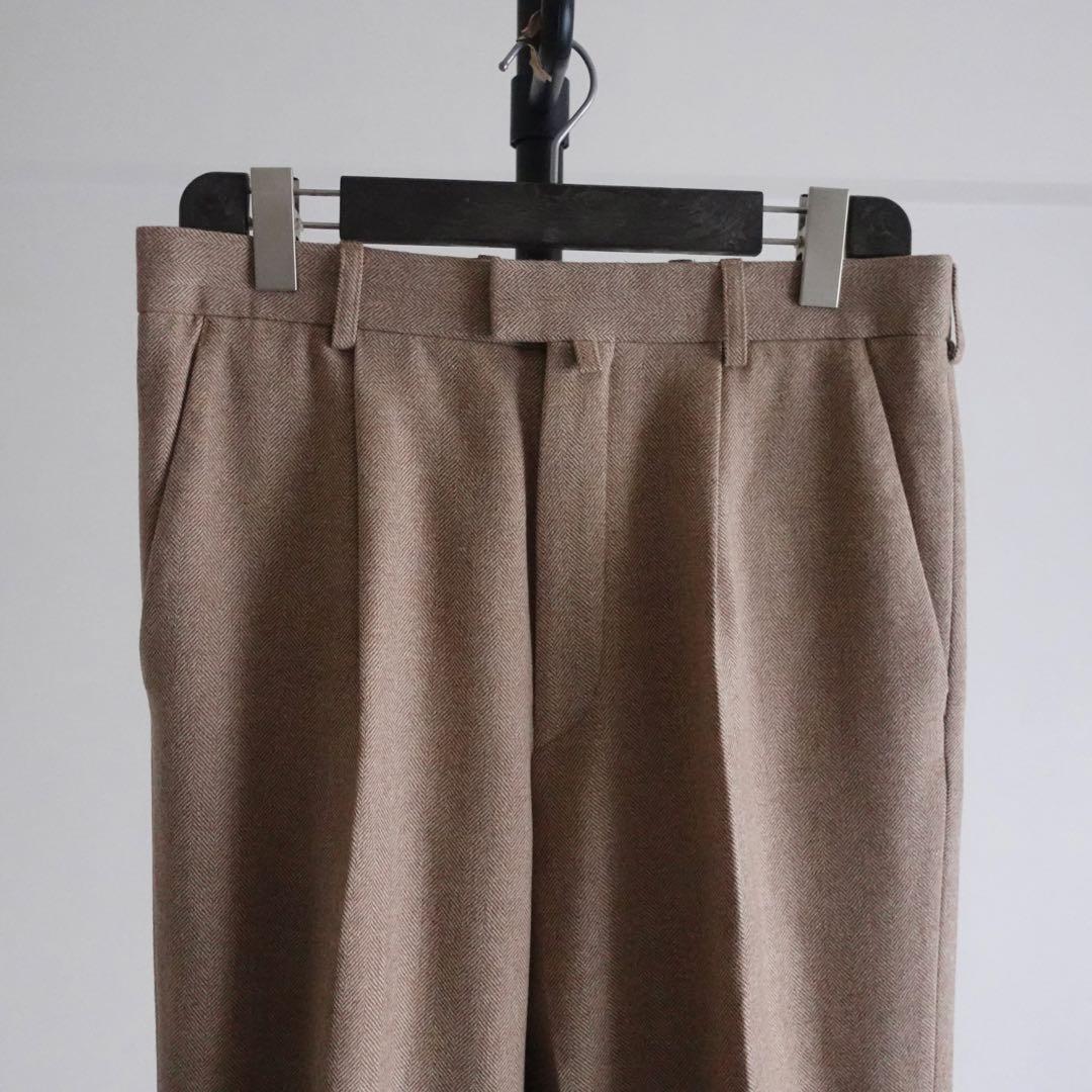 1990s Dries Van Noten ウールヘリンボーントラウザーズ