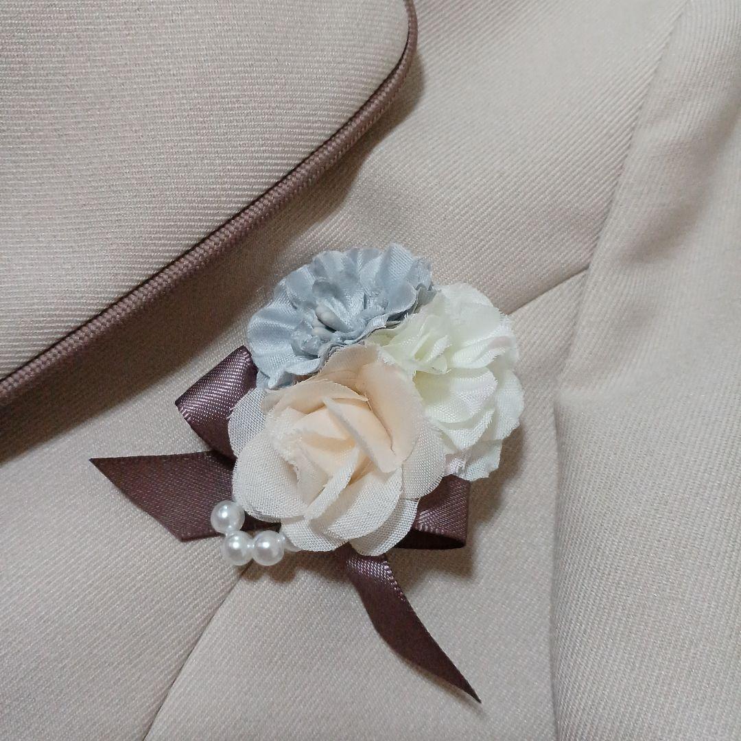 美品✨SAKURA 女の子　入学式　卒園式　フォーマル　女の子　130　ベージュ