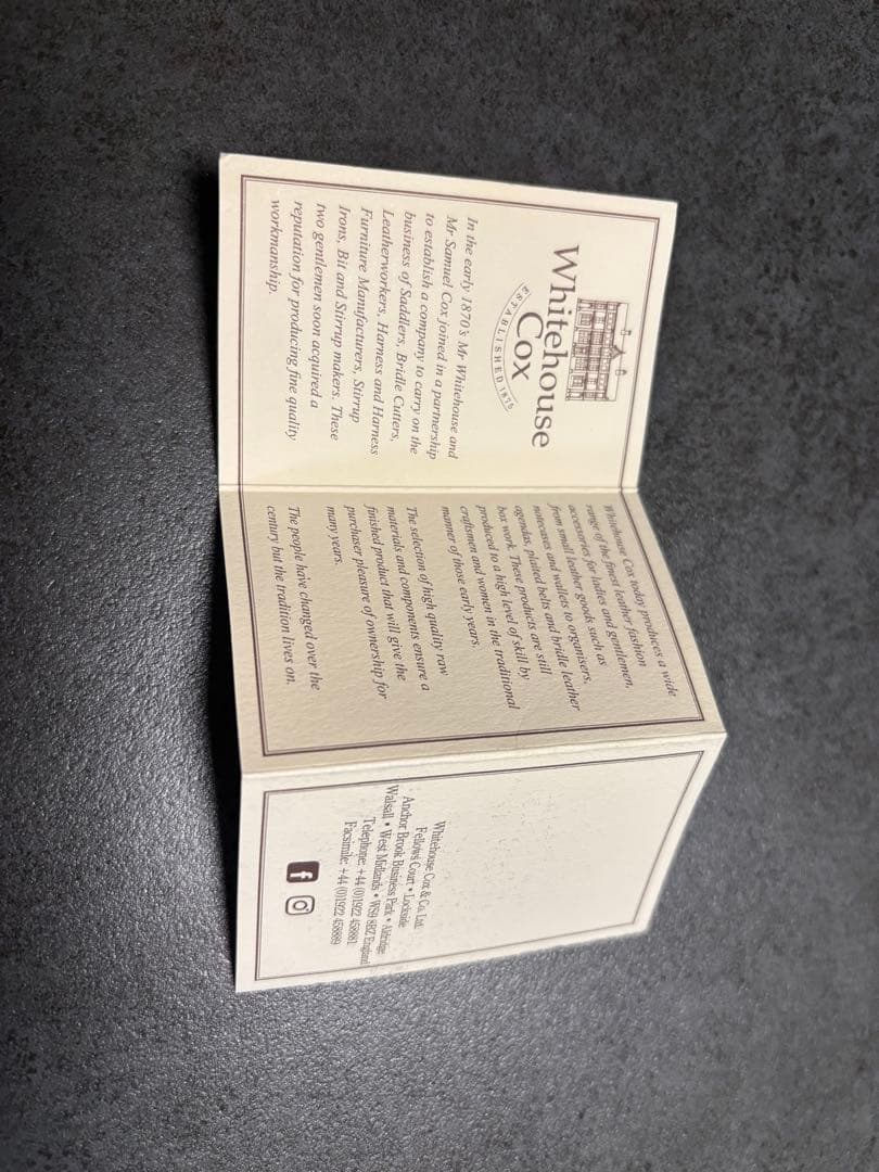 【豆柴ページ】Whitehouse Cox ブライドルレザー キーケース