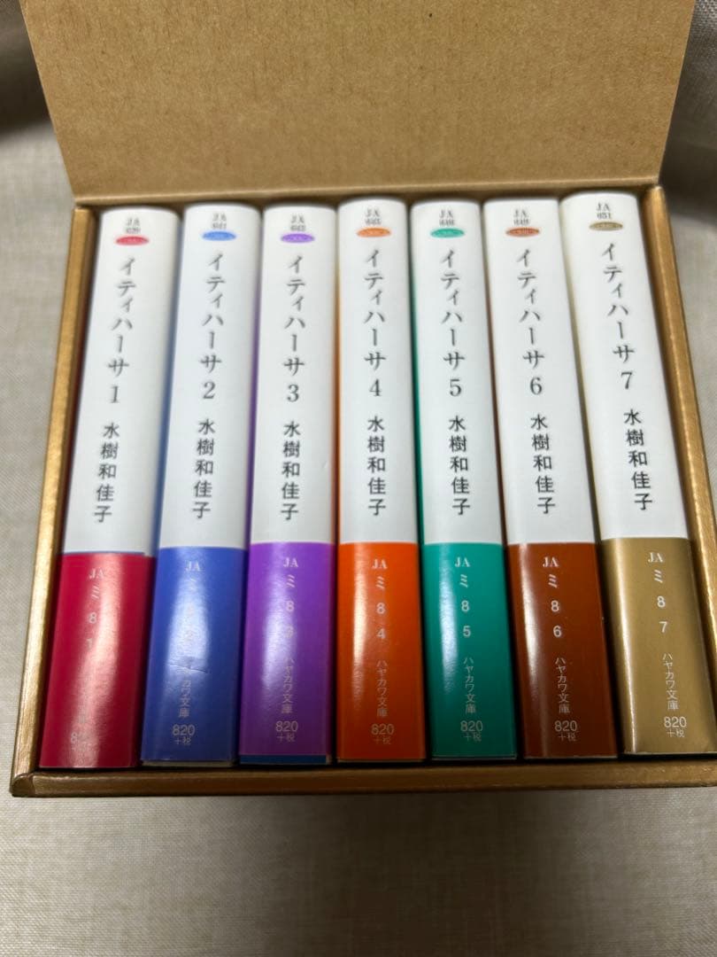新品未読‼️水樹和佳子　イティハーサ 1～７巻　全巻文庫セット　ギフトBOX付き