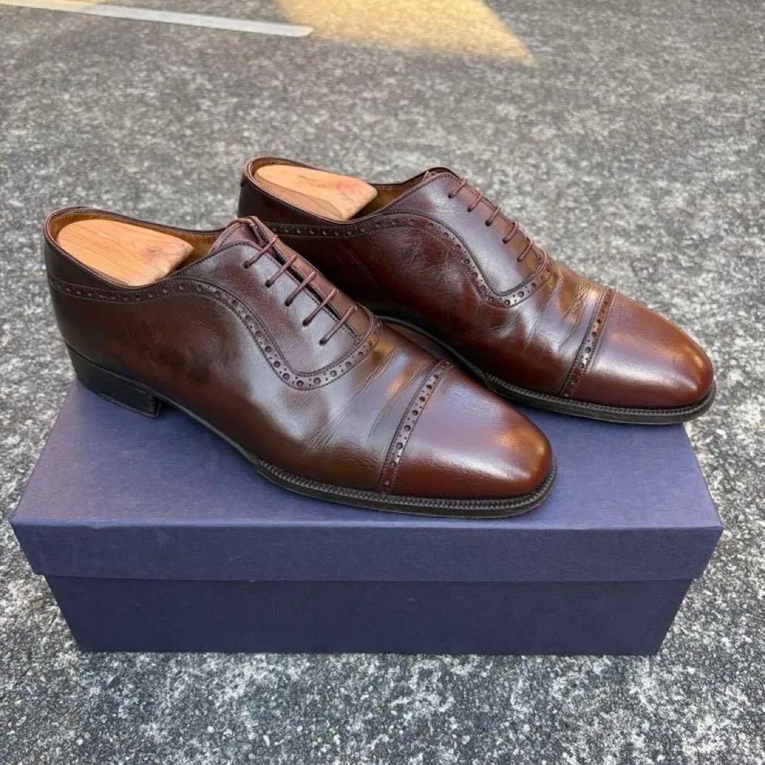 【クリスマス特価】エンツォボナフェ × BEAMS クォーターブローグシューズ