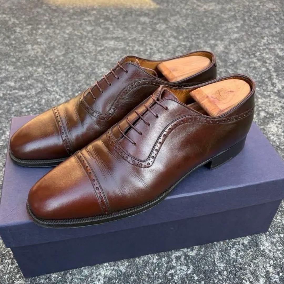 【クリスマス特価】エンツォボナフェ × BEAMS クォーターブローグシューズ