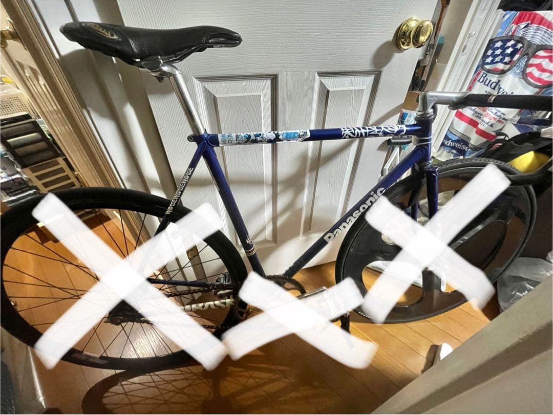 Panasonic ピストバイク フレーム NJS 競輪 直接取引