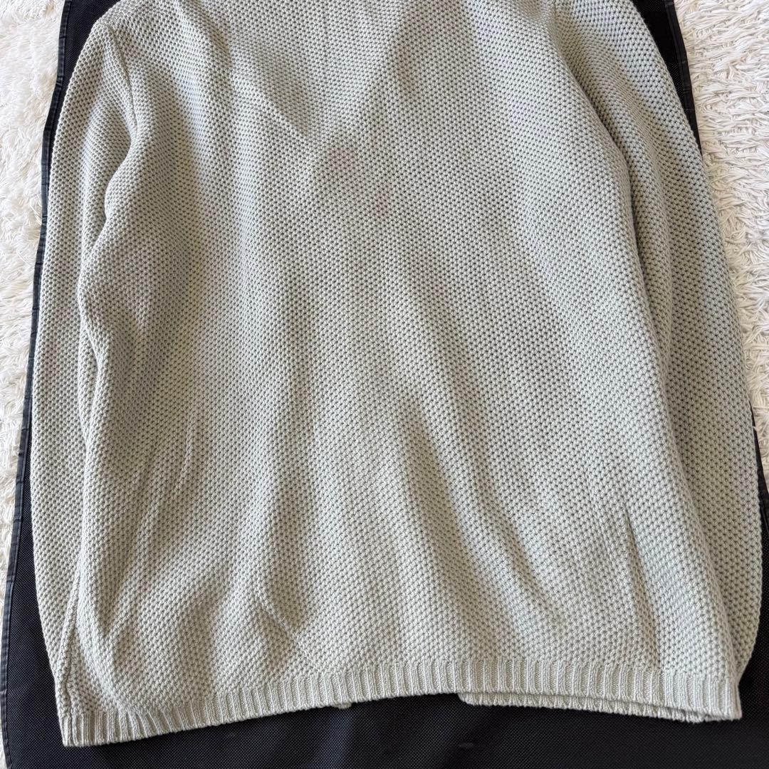 極美品　ジェイプレス　ニット　テーラードジャケット　グレー　LL カーディガン