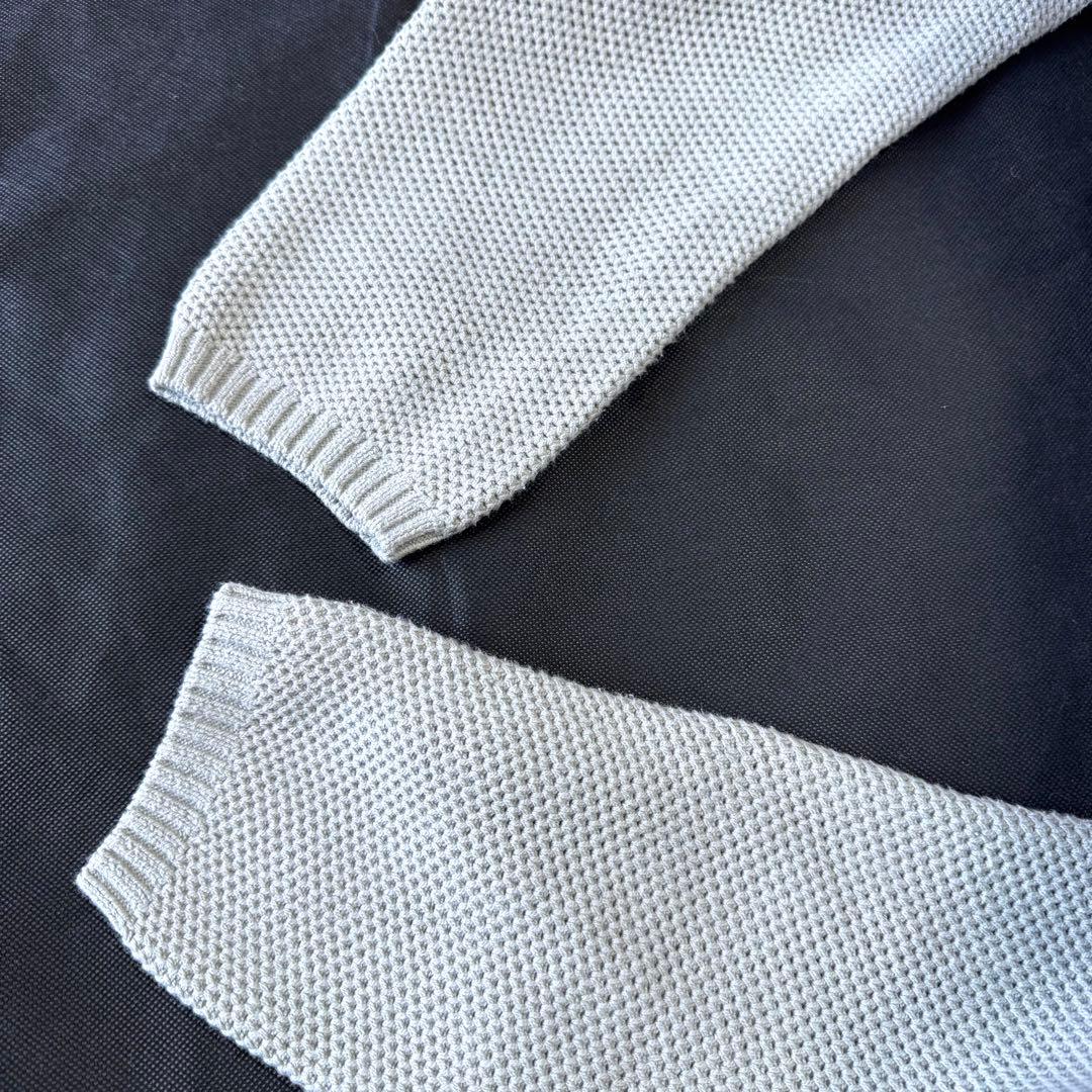 極美品　ジェイプレス　ニット　テーラードジャケット　グレー　LL カーディガン