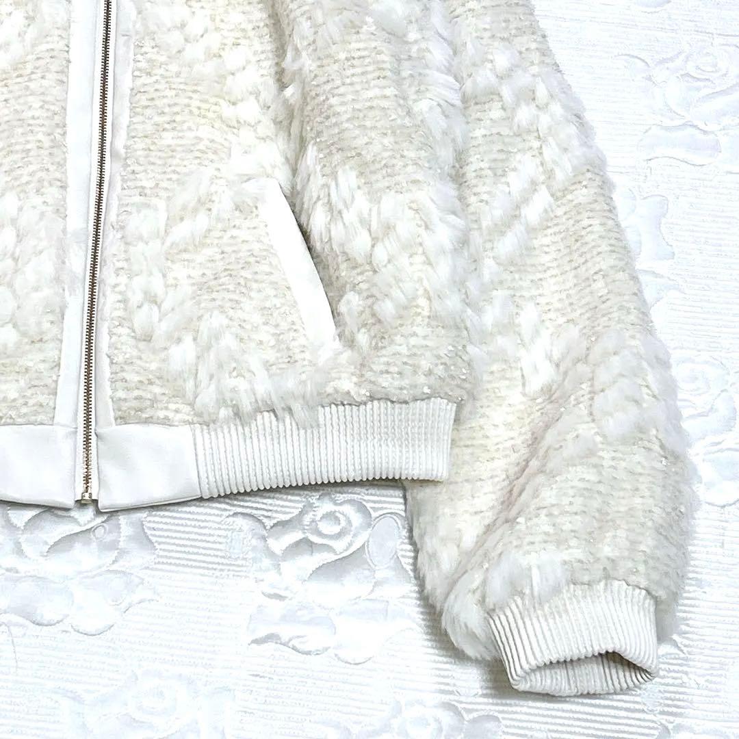 極美品❤︎GRACE CONTINENTAL ファーツイードジャケット ゆったり