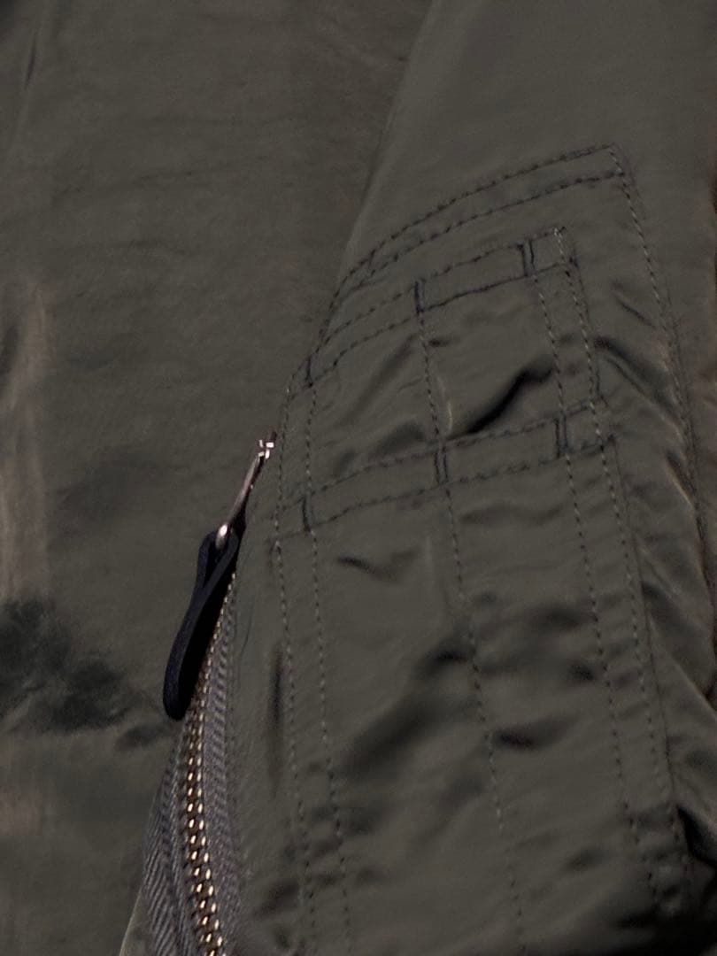 B:MING by BEAMS 撥水 MA-1 オリーブ　カーキ　ビームス　M