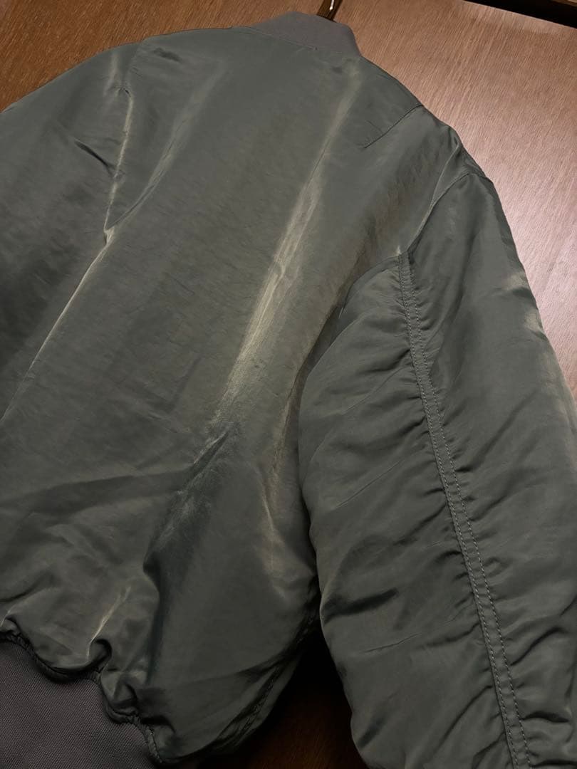 B:MING by BEAMS 撥水 MA-1 オリーブ　カーキ　ビームス　M