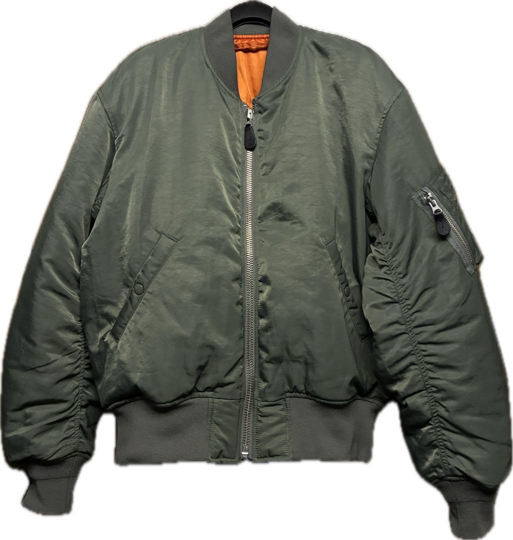 B:MING by BEAMS 撥水 MA-1 オリーブ　カーキ　ビームス　M