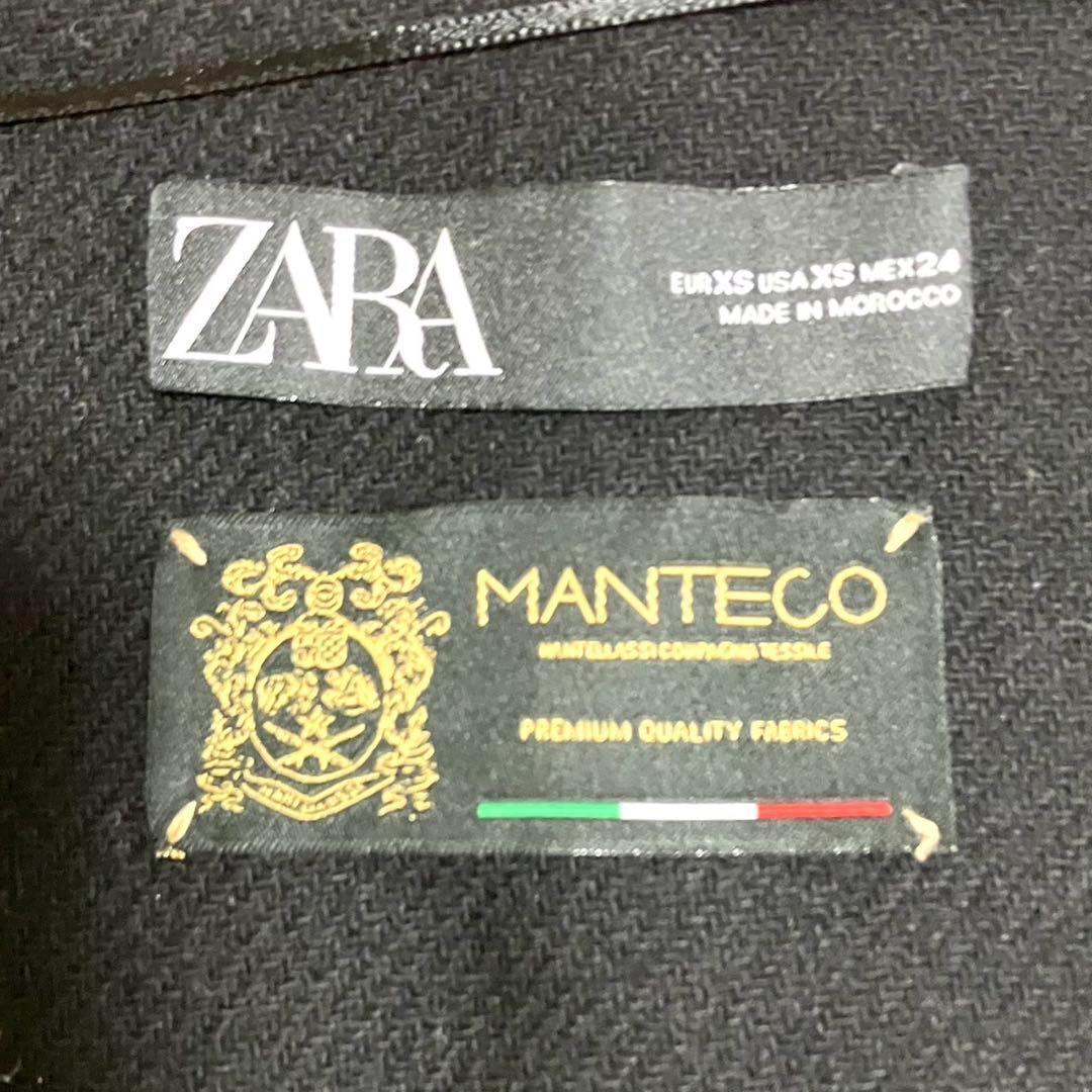 【極美品】希少　完売品　ザラ　MANTECO ケープコート　マント　ポンチョ　黒