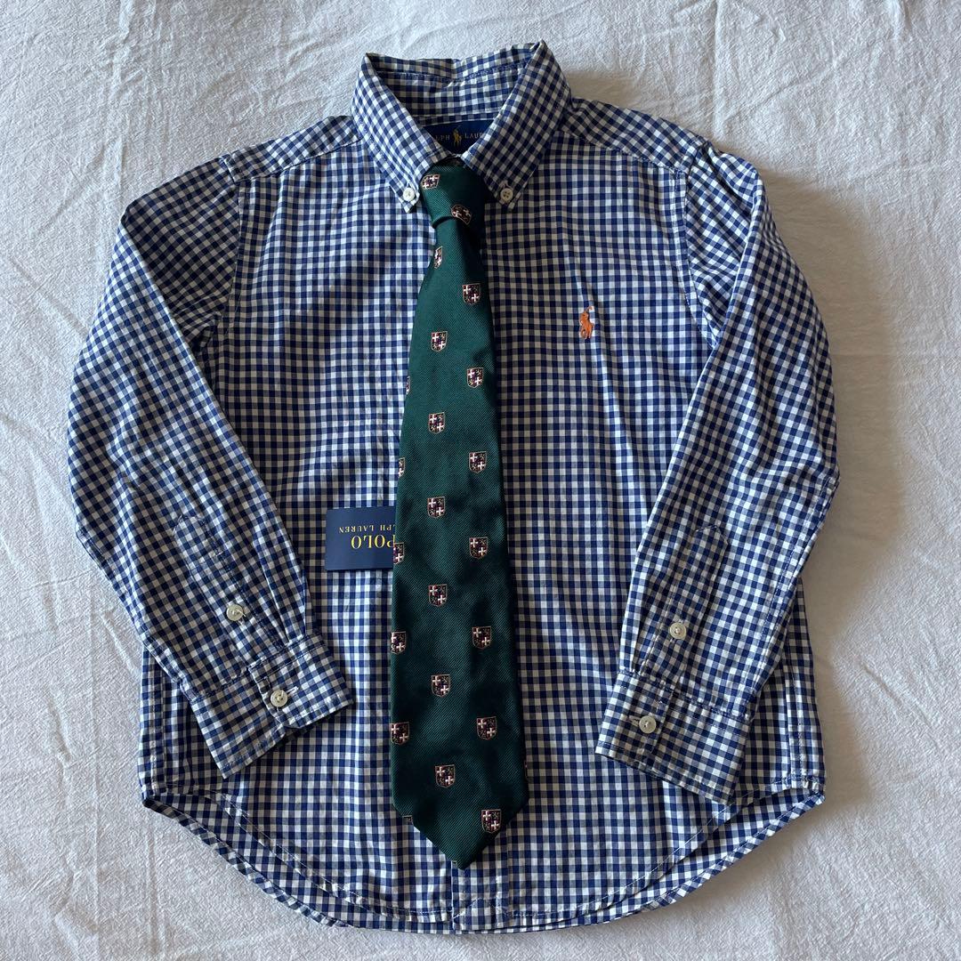 ラルフローレン フォーマルスーツセット120　エンブレム 入学式