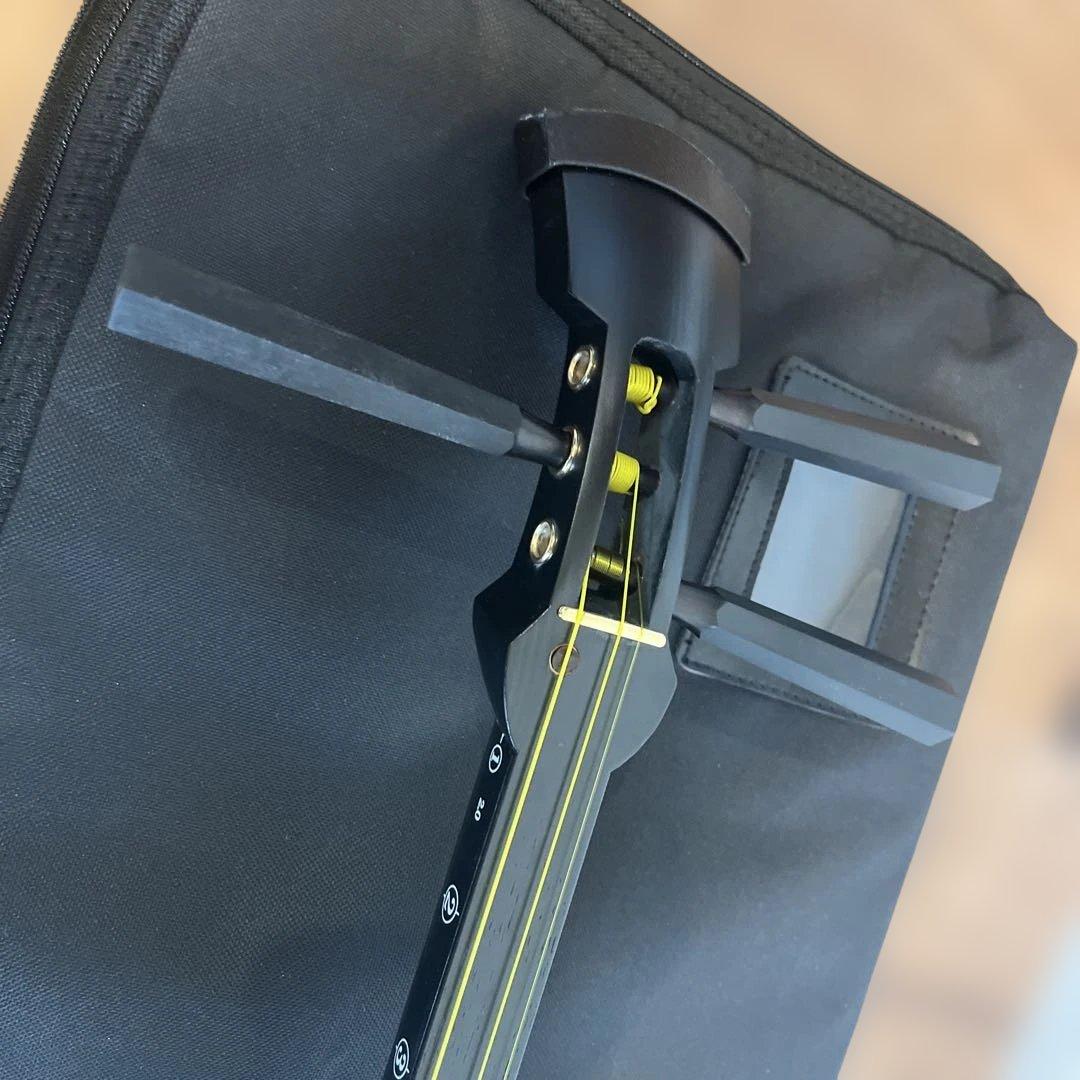 【貴重/破れ無し】三味線 中棹/ケース付き（初心者セット）