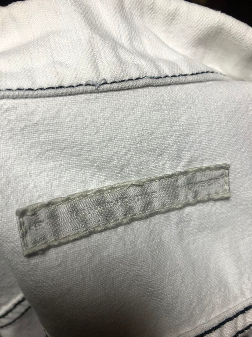 ナンバーナイン　02モダン期 ホワイトデニムGジャン　サイズ3