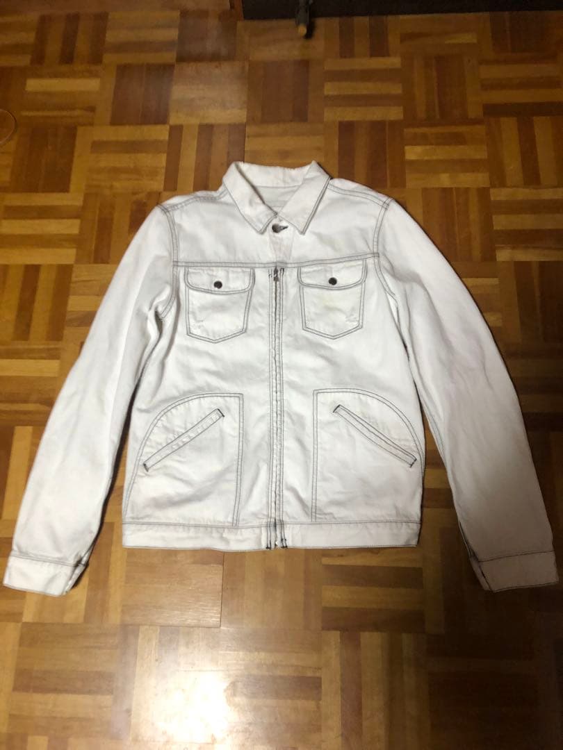 ナンバーナイン　02モダン期 ホワイトデニムGジャン　サイズ3