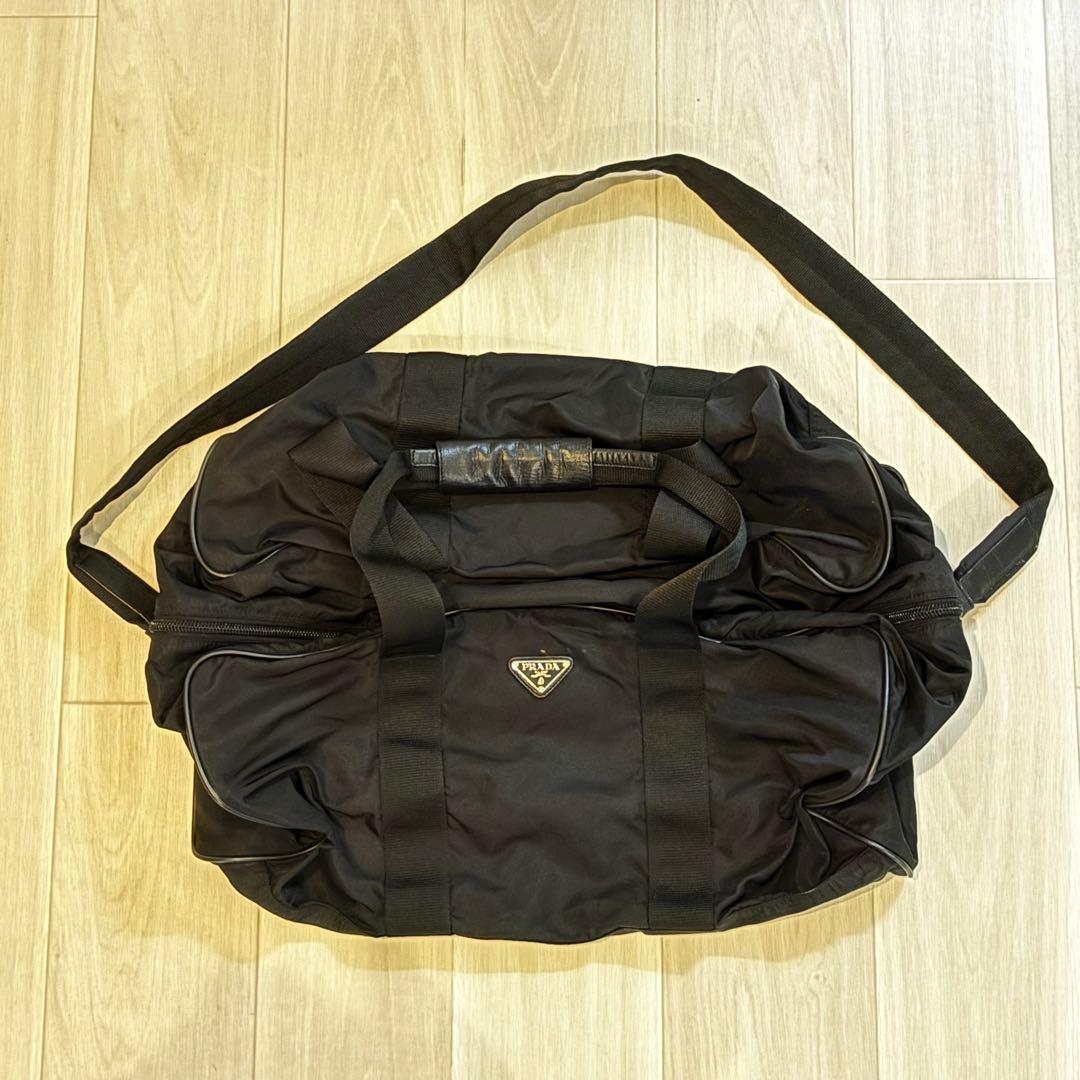 【美品✨】プラダ PRADA 2wayボストンバッグ ナイロン 黒