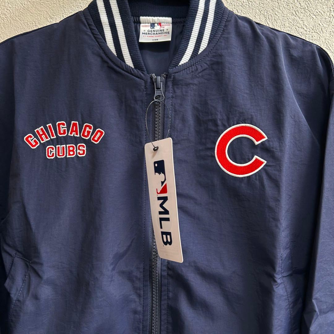 【150】MLB カブス　ブルゾン●スタジャン　ナイロンジャケット　アウター