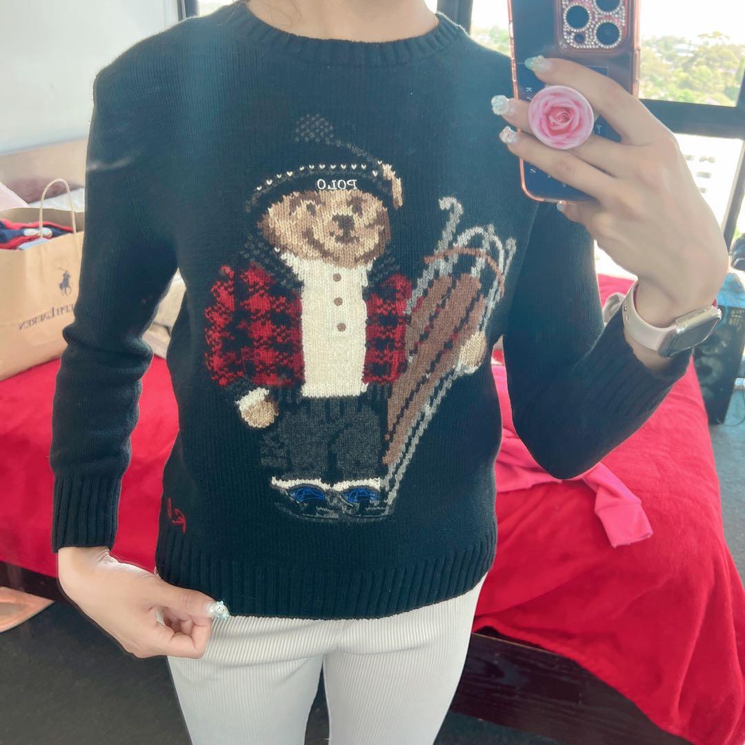 ポロベア　ニット　スキー　ラルフローレン　S - 140ポロ　熊