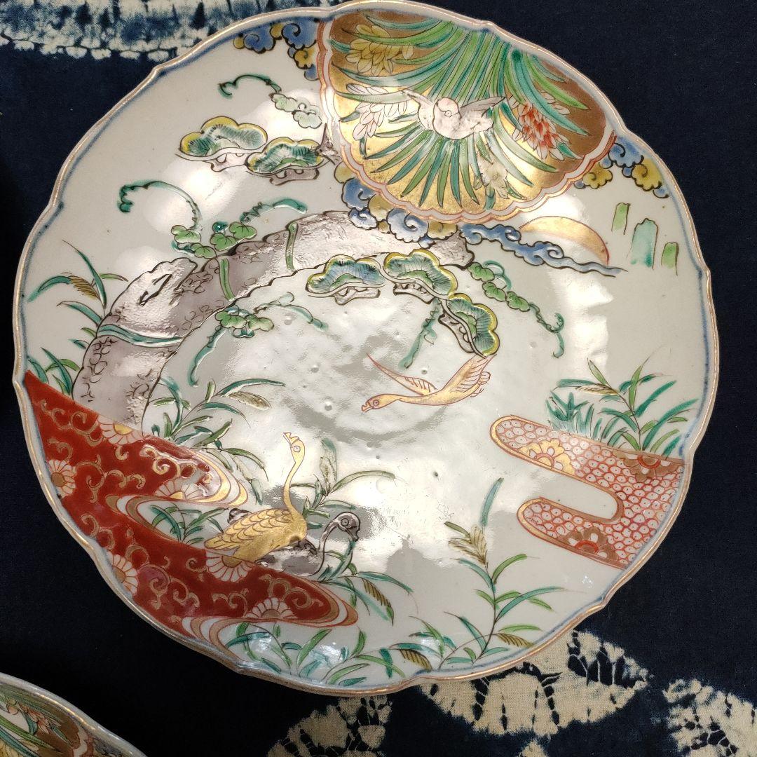 古伊万里　平皿　５枚組