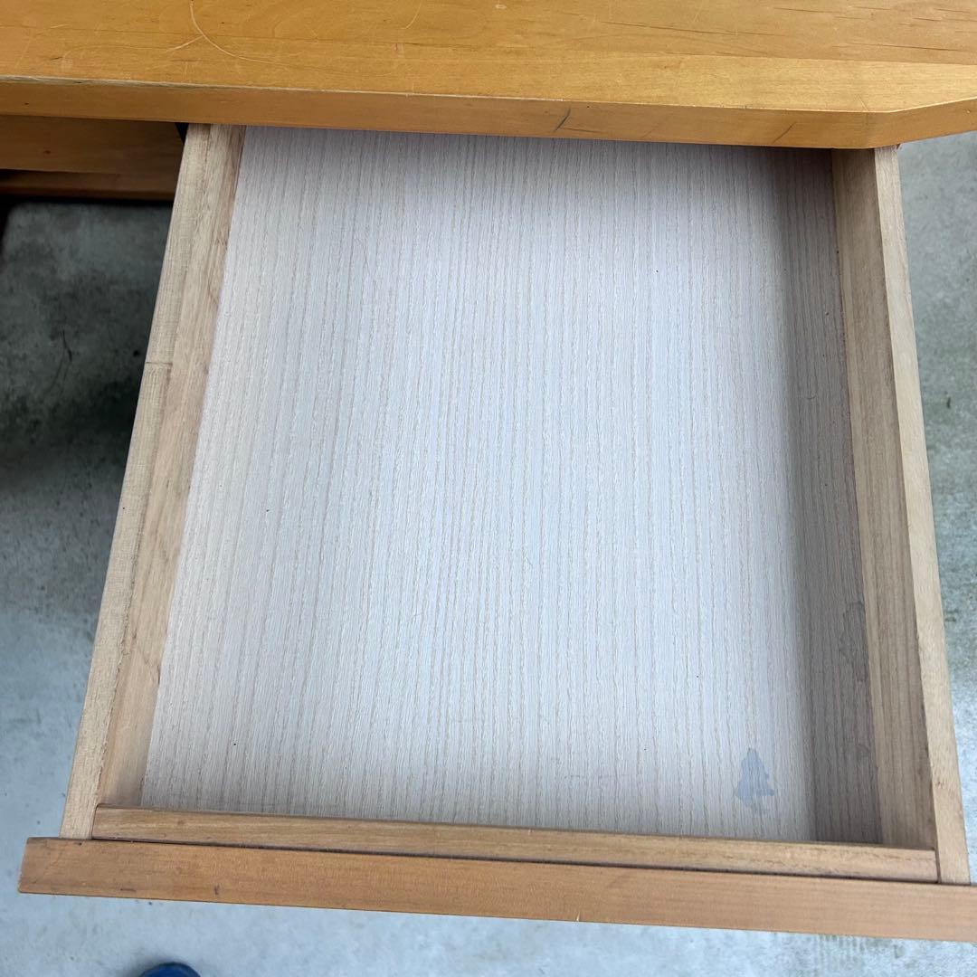 ACTUS アクタス リーヴェ 学習机 デスク 上棚付き 北欧 無垢風 幅105