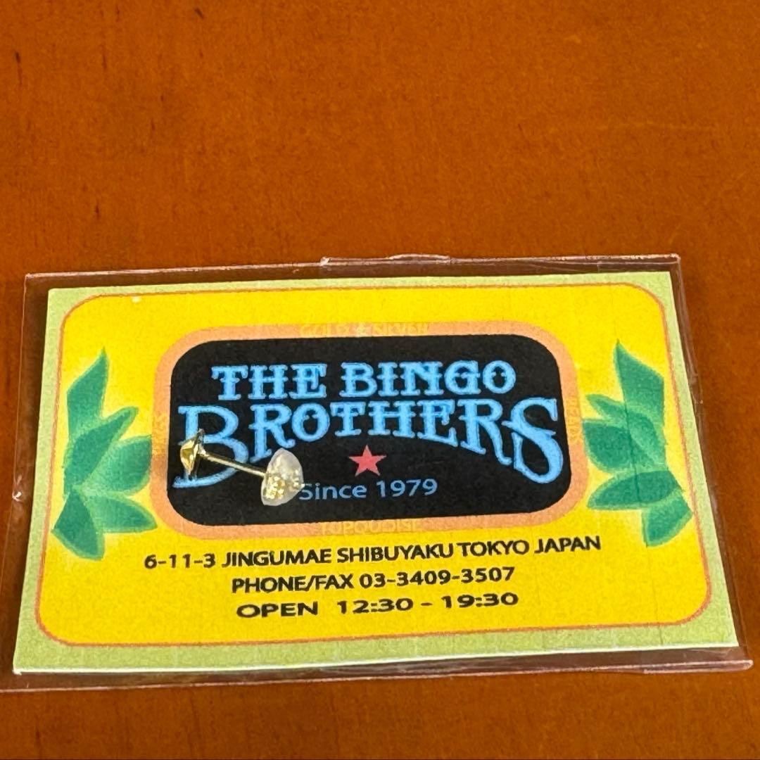 本日発送可 ビンゴブ bingo brothers 24k スターメタルピアス