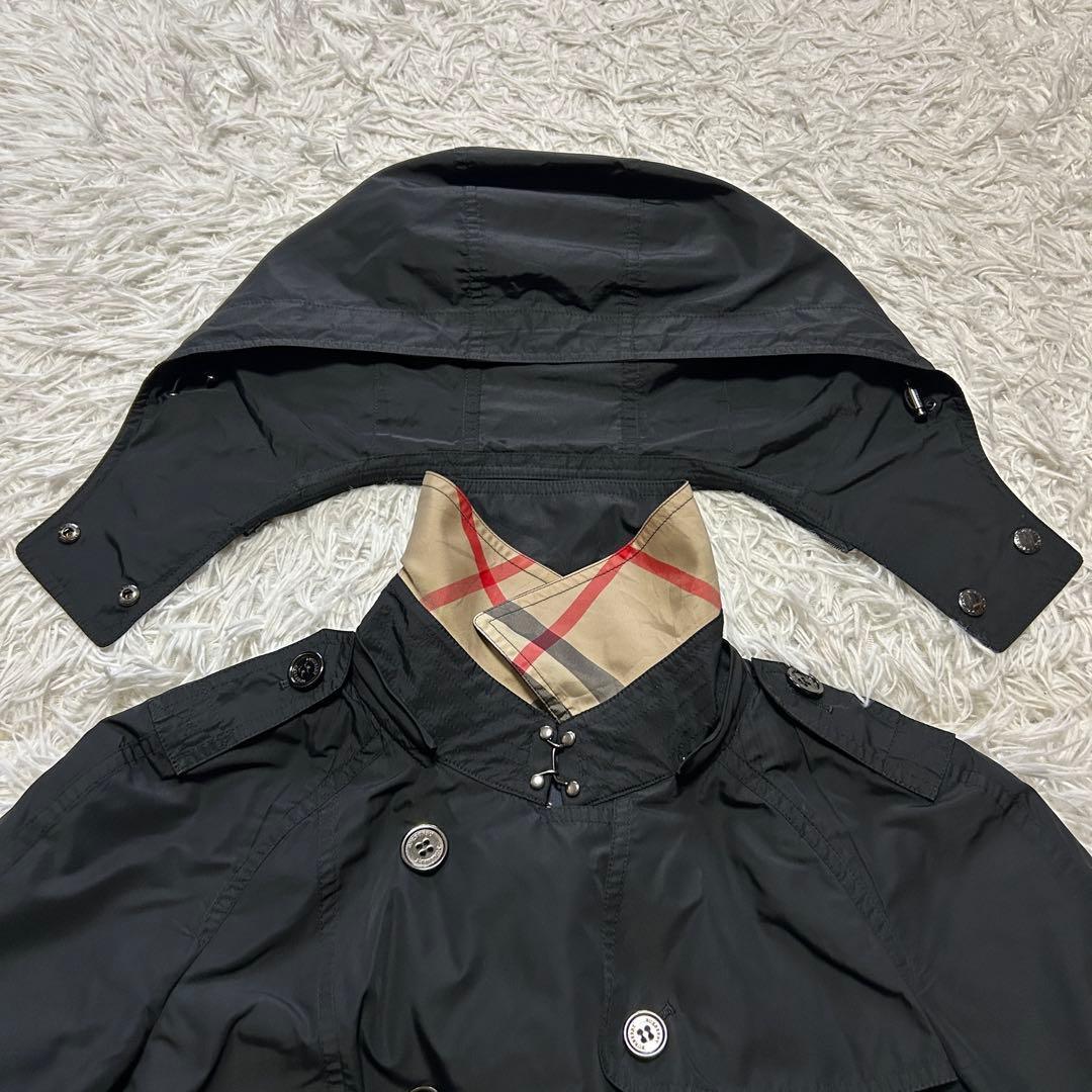 【】2XL バーバリーロンドン トレンチコート ライナー ノバチェック
