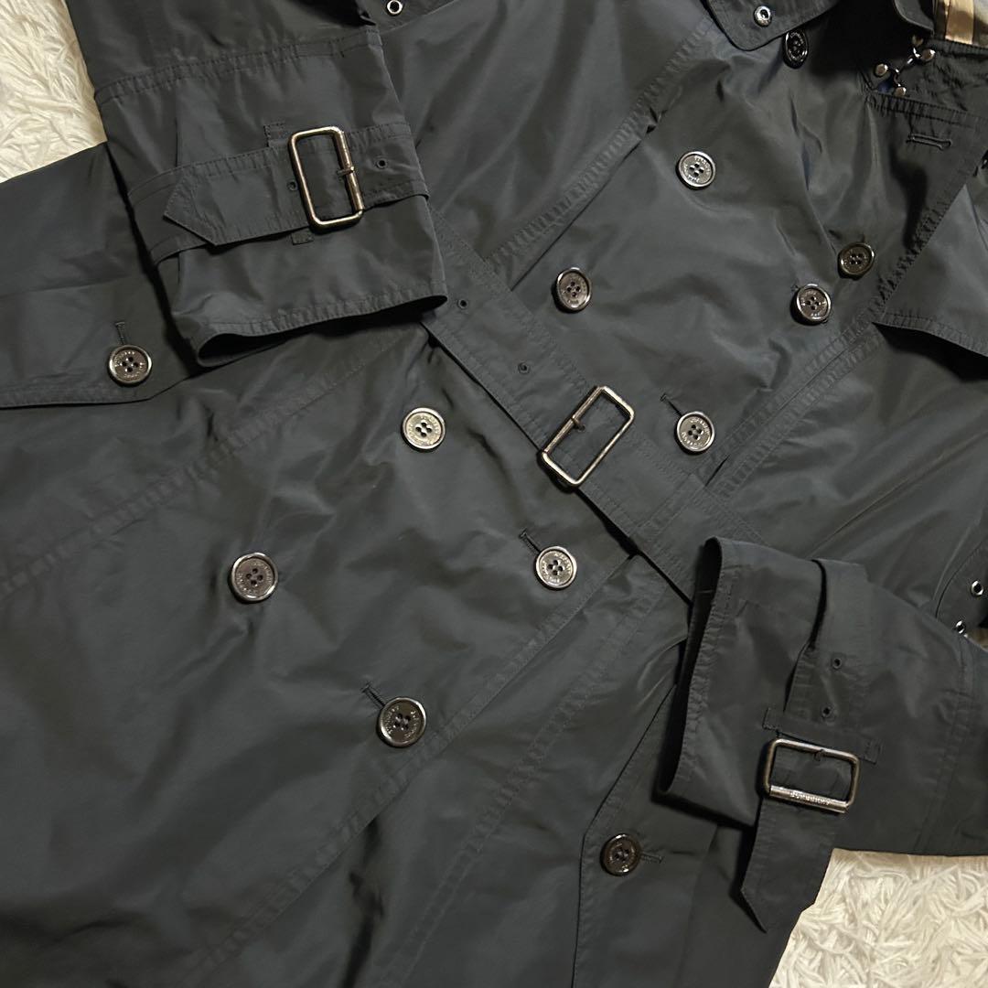 【】2XL バーバリーロンドン トレンチコート ライナー ノバチェック