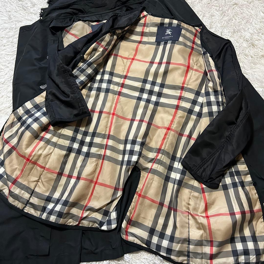 【】2XL バーバリーロンドン トレンチコート ライナー ノバチェック