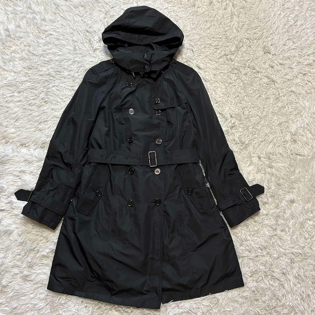 【】2XL バーバリーロンドン トレンチコート ライナー ノバチェック