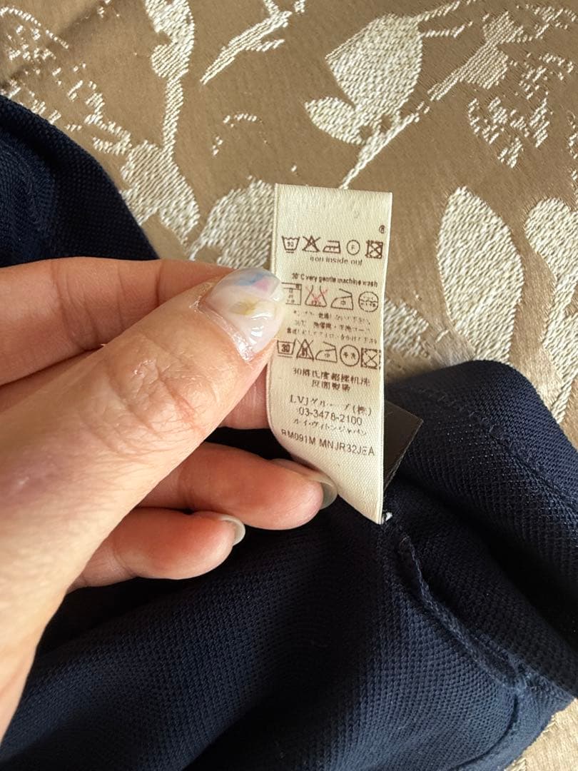 LOUIS VUITTON ルイヴィトン★ポロシャツ★ネイビー★L
