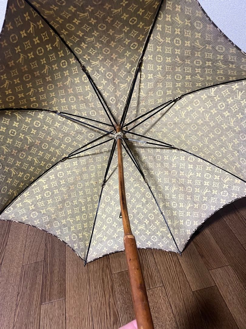 ルイヴィトン 長傘 日傘 ヴィンテージ